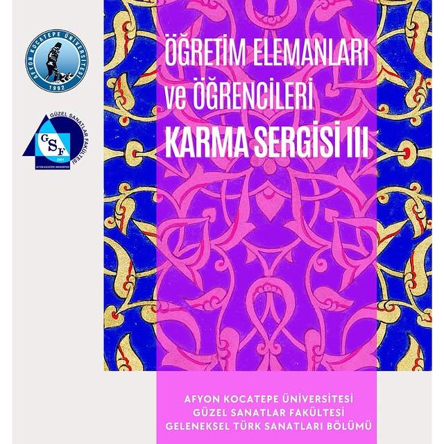 Afyon Kocatepe Üniversitesi'nde Geleneksel Türk Sanatları Sergisi Sanatseverlerle Buluştu