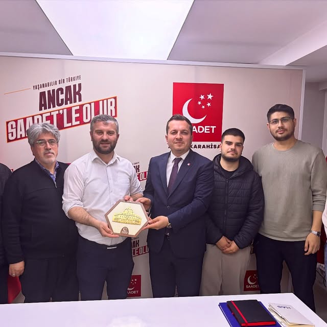 Saadet Partisi Afyonkarahisar İl Başkanı'ndan Ziyaret Karşılığı