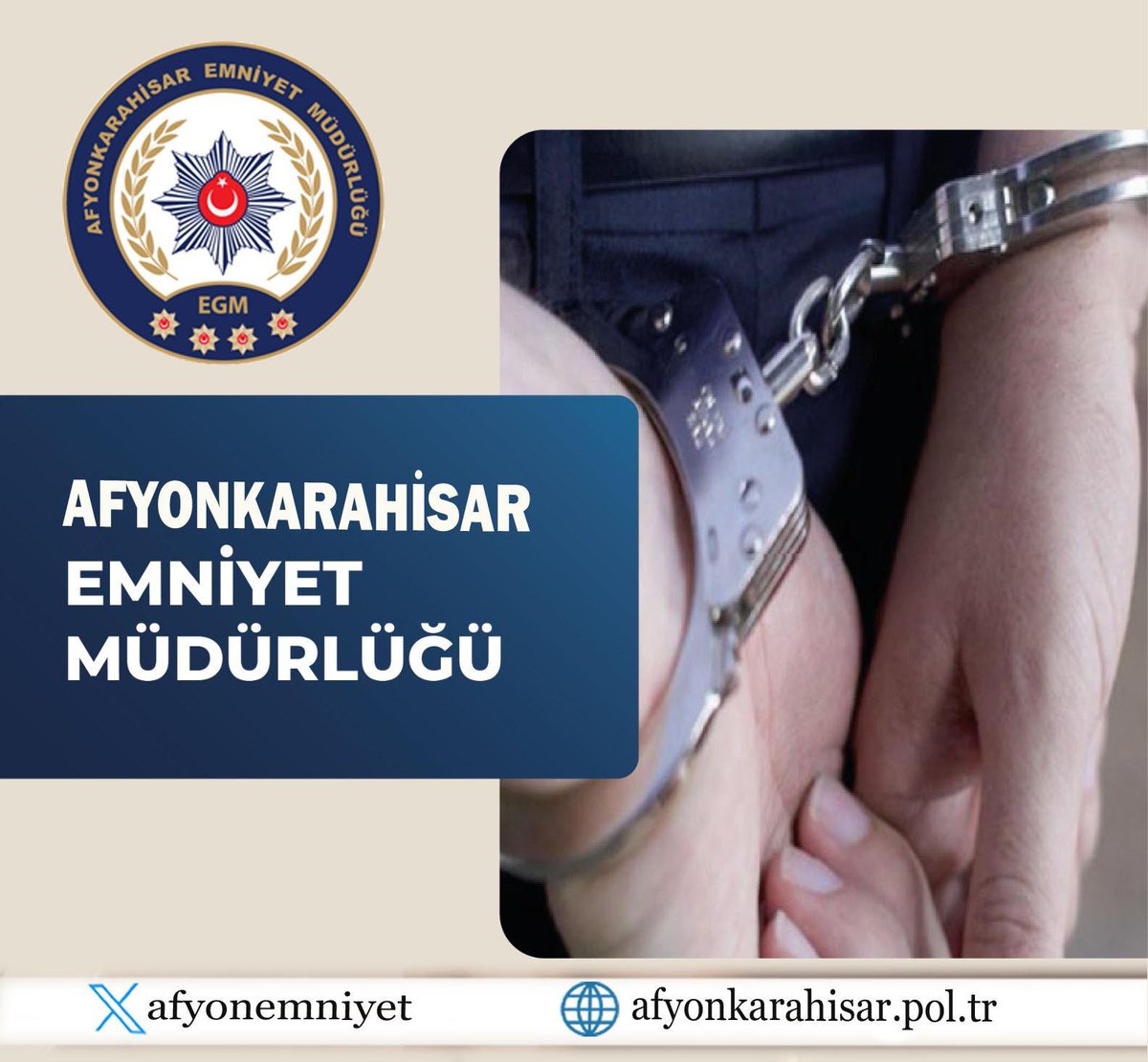 Afyonkarahisar'da Uyuşturucu Kaçakçısı Tutuklandı