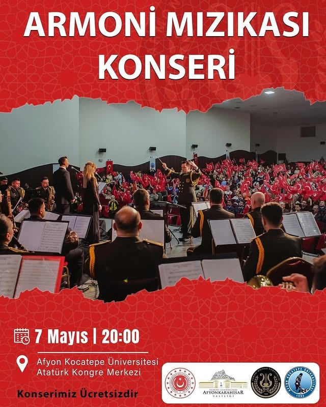 Afyon Kocatepe Üniversitesi'nde Armoni Mızıkası Konseri: Çok Sesli Müziğe Işık Tutulacak