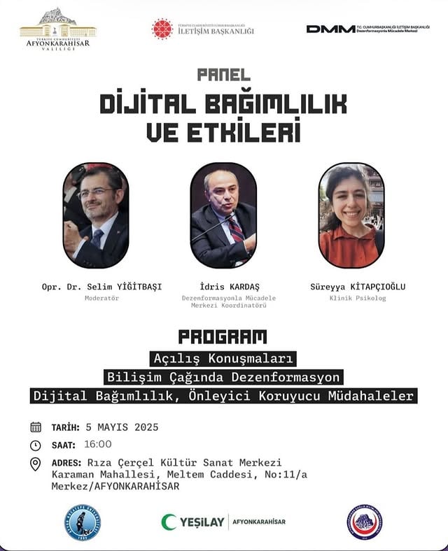 Afyon Kocatepe Üniversitesi'nde Dijital Bağımlılık Konferansı Düzenlendi