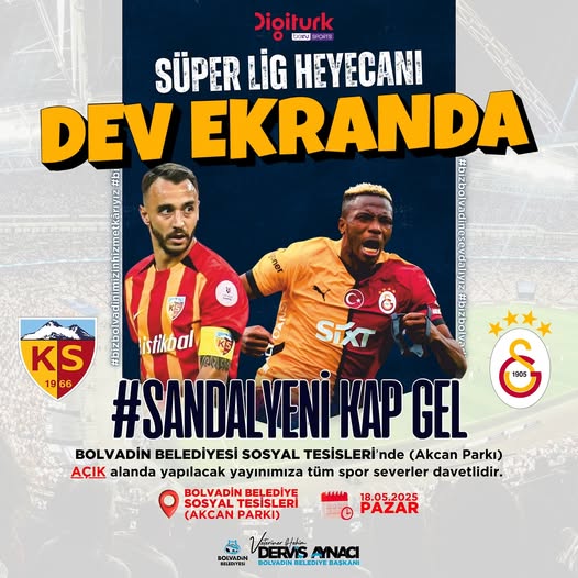 Bolvadin'de Süper Lig Heyecanı Akcan Park'ta Yaşanacak!
