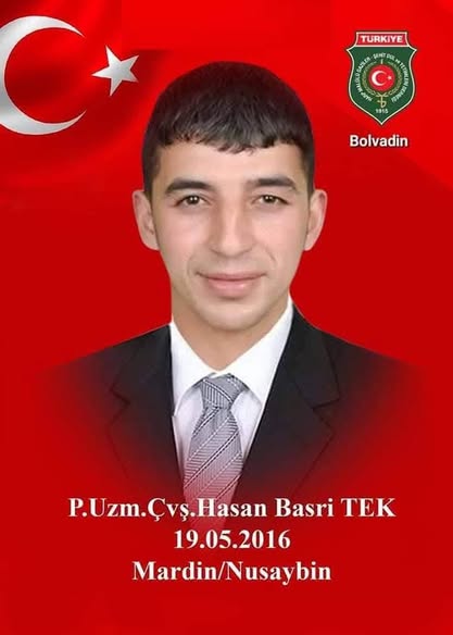 Afyon'da Şehit Hasan Basri Tek, Şehadetinin 9. Yıl Dönümünde Anıldı