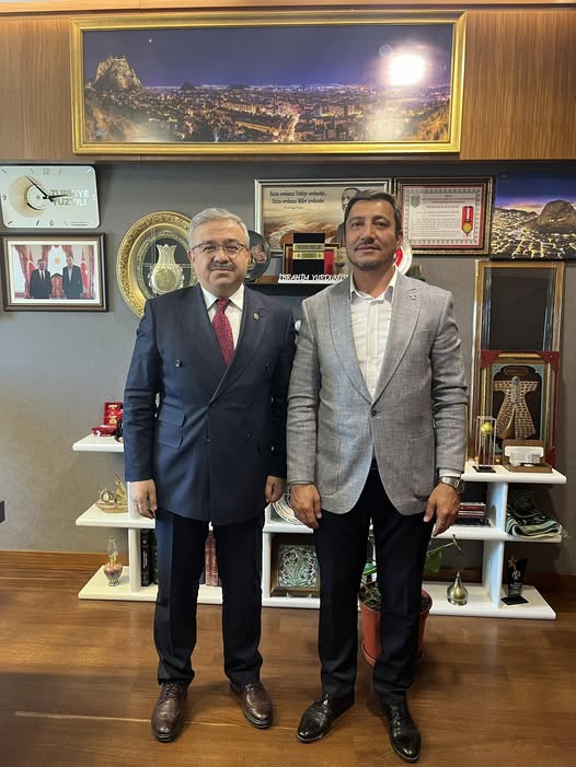 Ak Parti Afyonkarahisar Milletvekili Yurdunuseven'den TÜGVA Başkanı Çınar'a TBMM Ziyareti