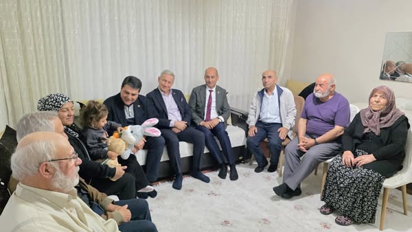 Afyonkarahisar'da Şehit Ailesine Taziye Ziyareti