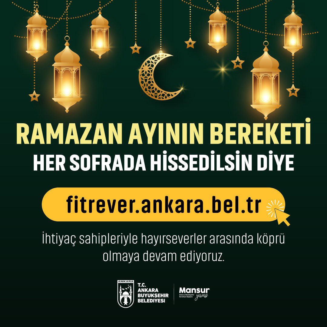 Ankara'da Fitre/Fidye Kampanyası