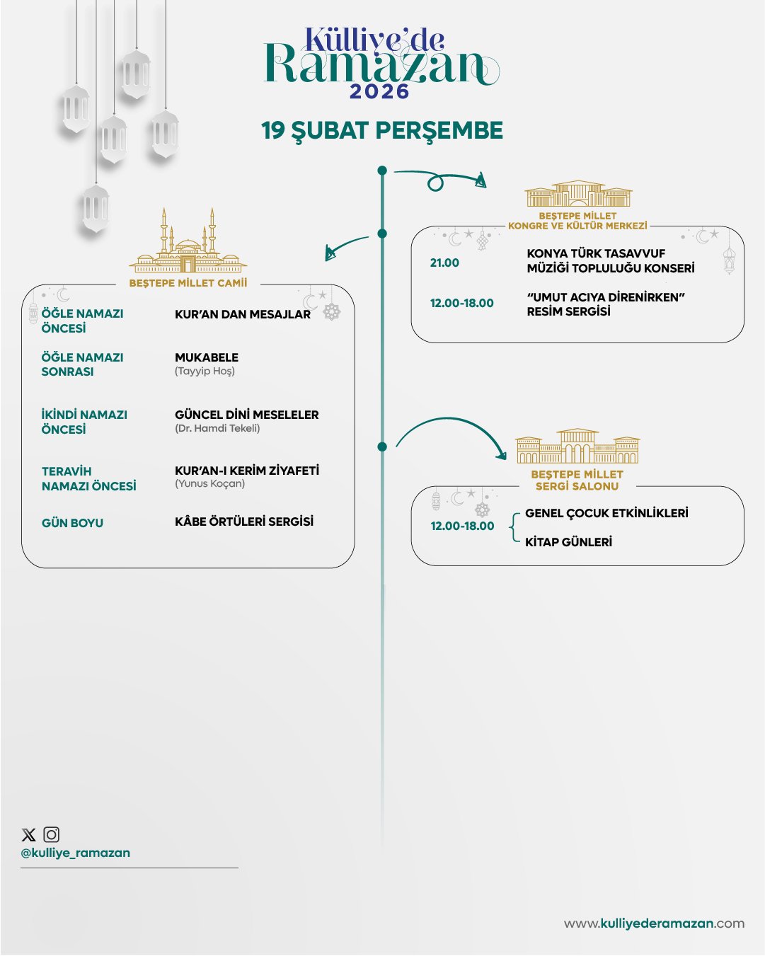 19 Şubat Etkinlikleri Duyurusu