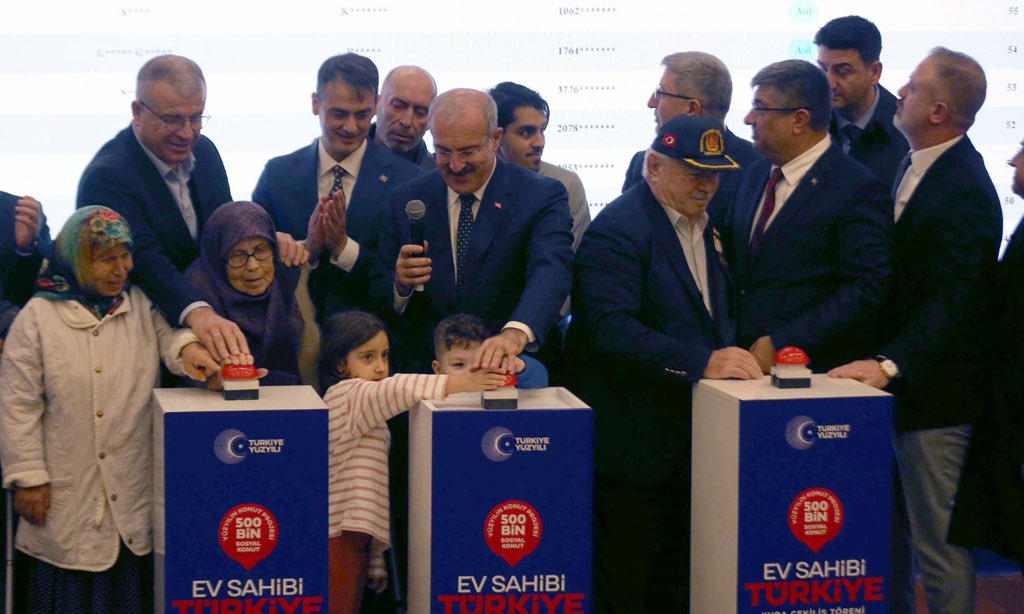 Yüzyılın Konut Projesi Kura Çekimi