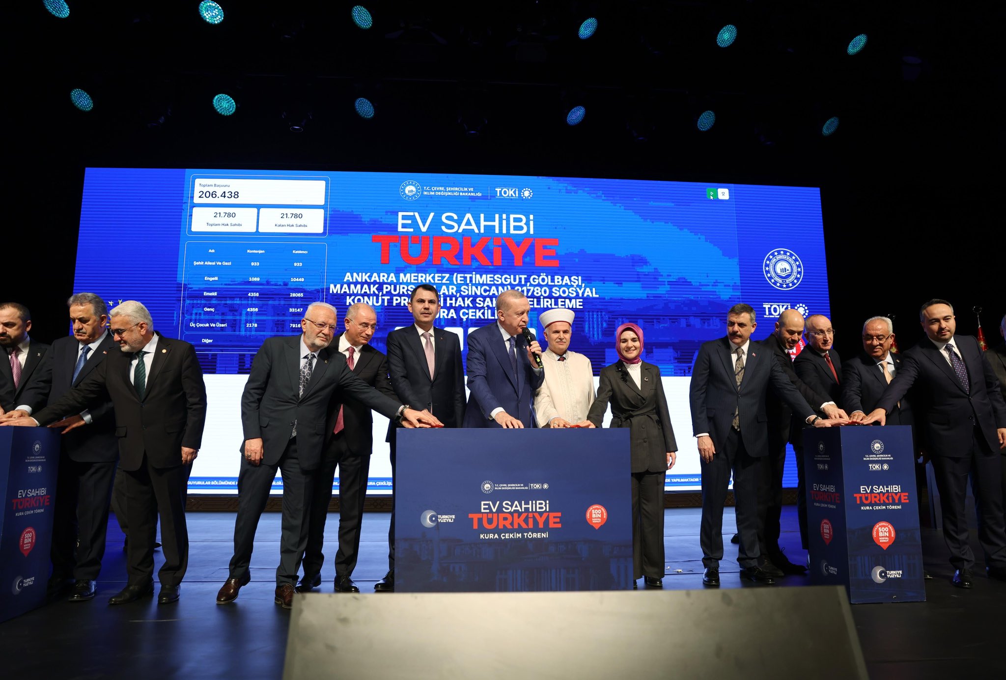 Ankara'da Konut Kurası Çekildi