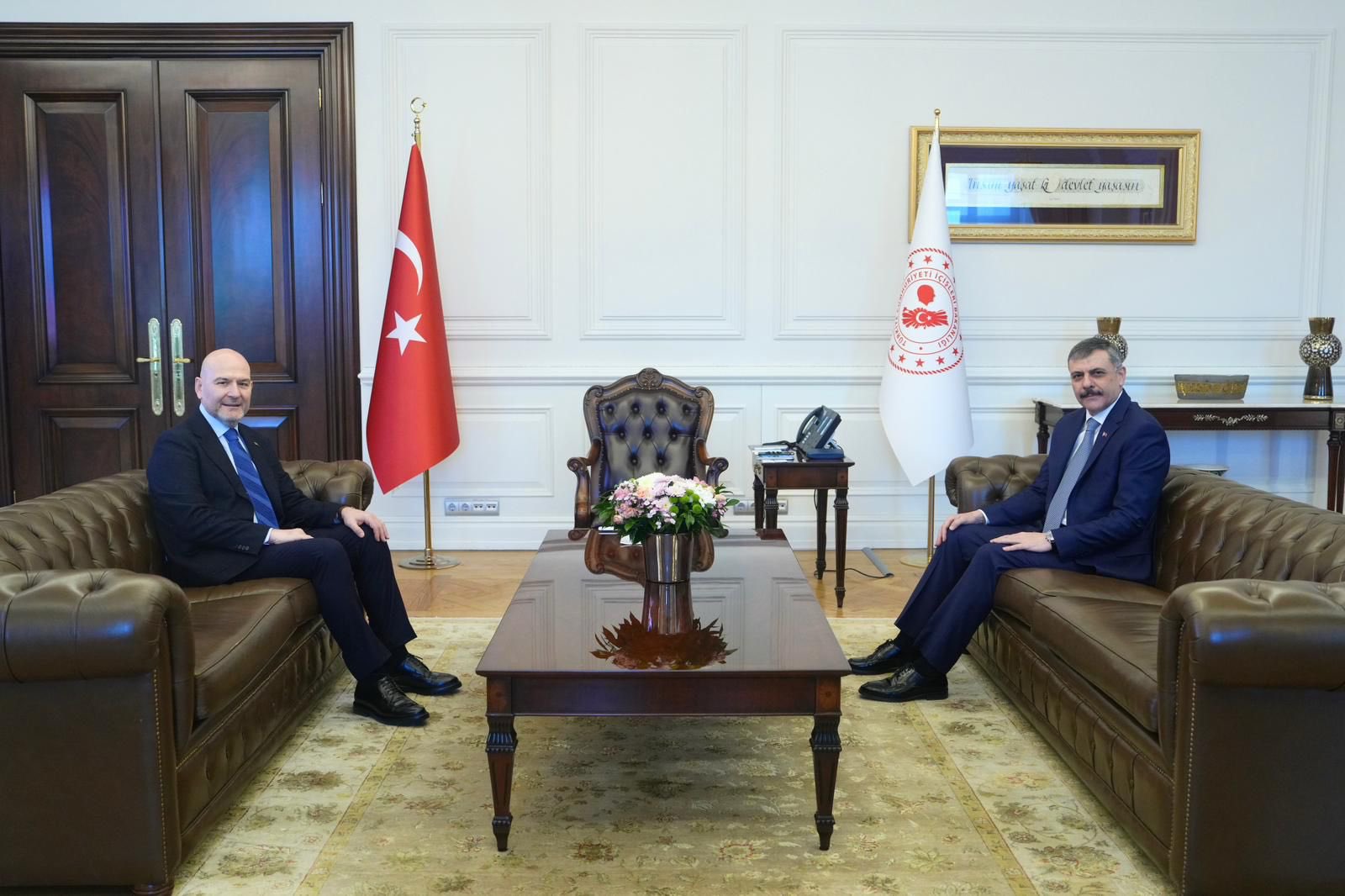 İçişleri Bakanı'na Ziyaret