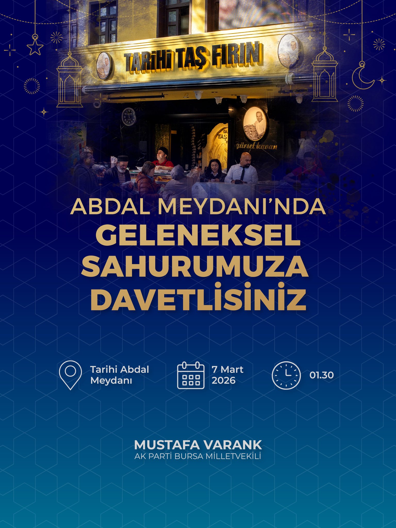 Bursa'da Ramazan Sahuru Etkinliği