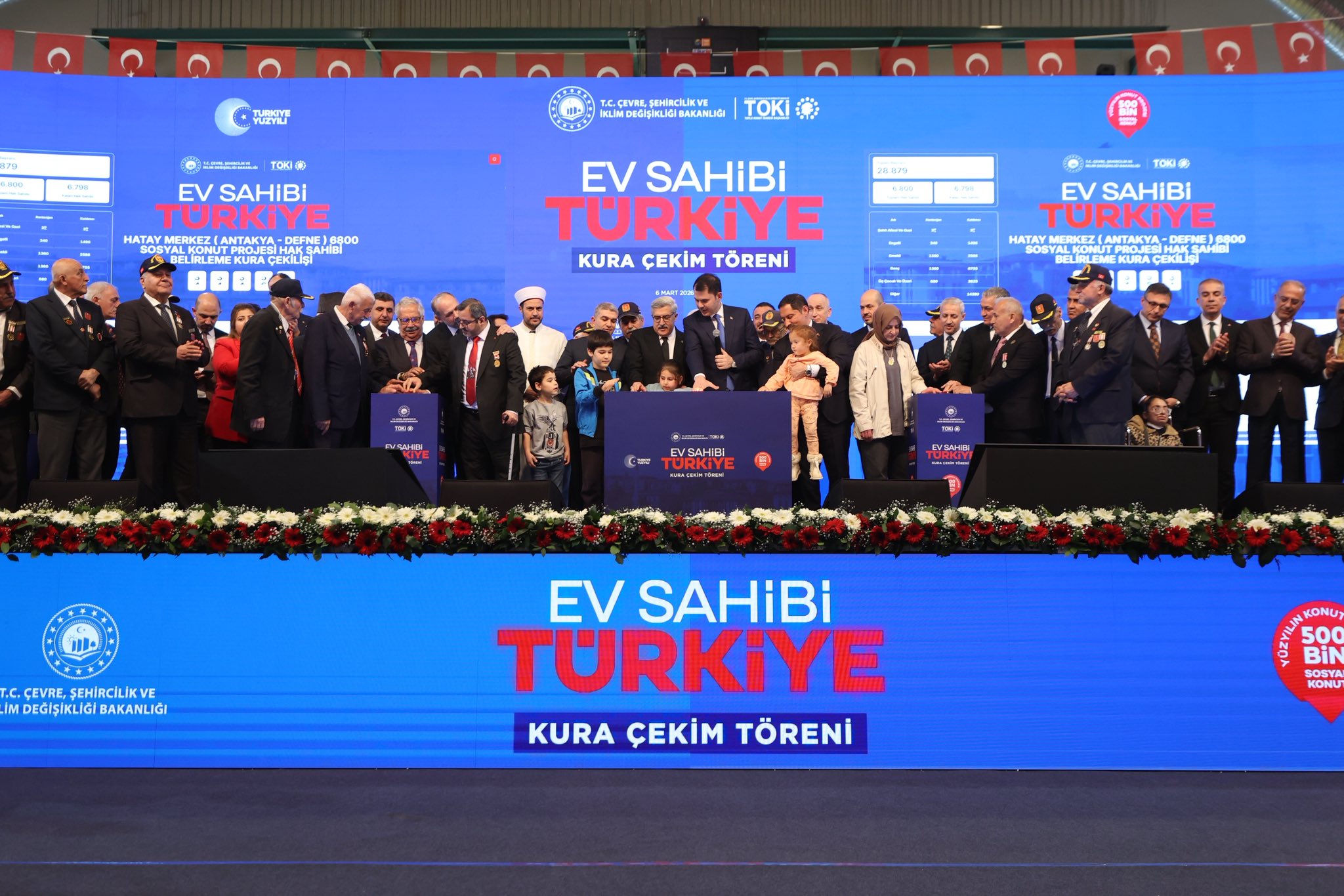 Hatay'da Sosyal Konut Kura Çekimi