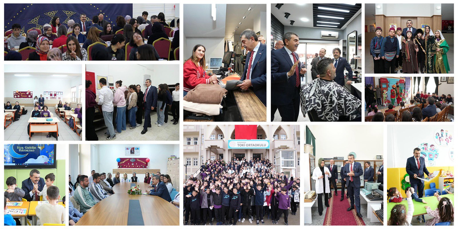 Bakan Tekin Karaman'da Okul Ziyareti