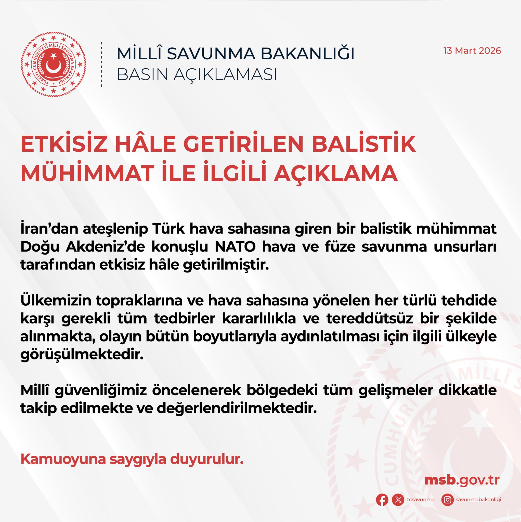 Balistik Mühimmat Açıklaması