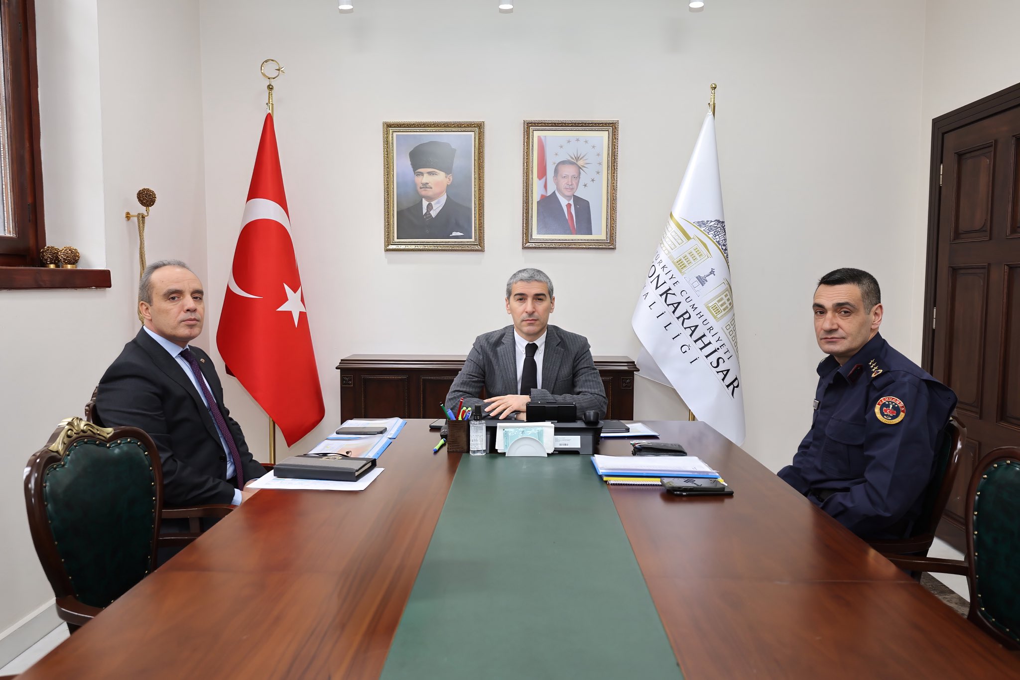 Vali Aktaş Video Konferans Toplantısında