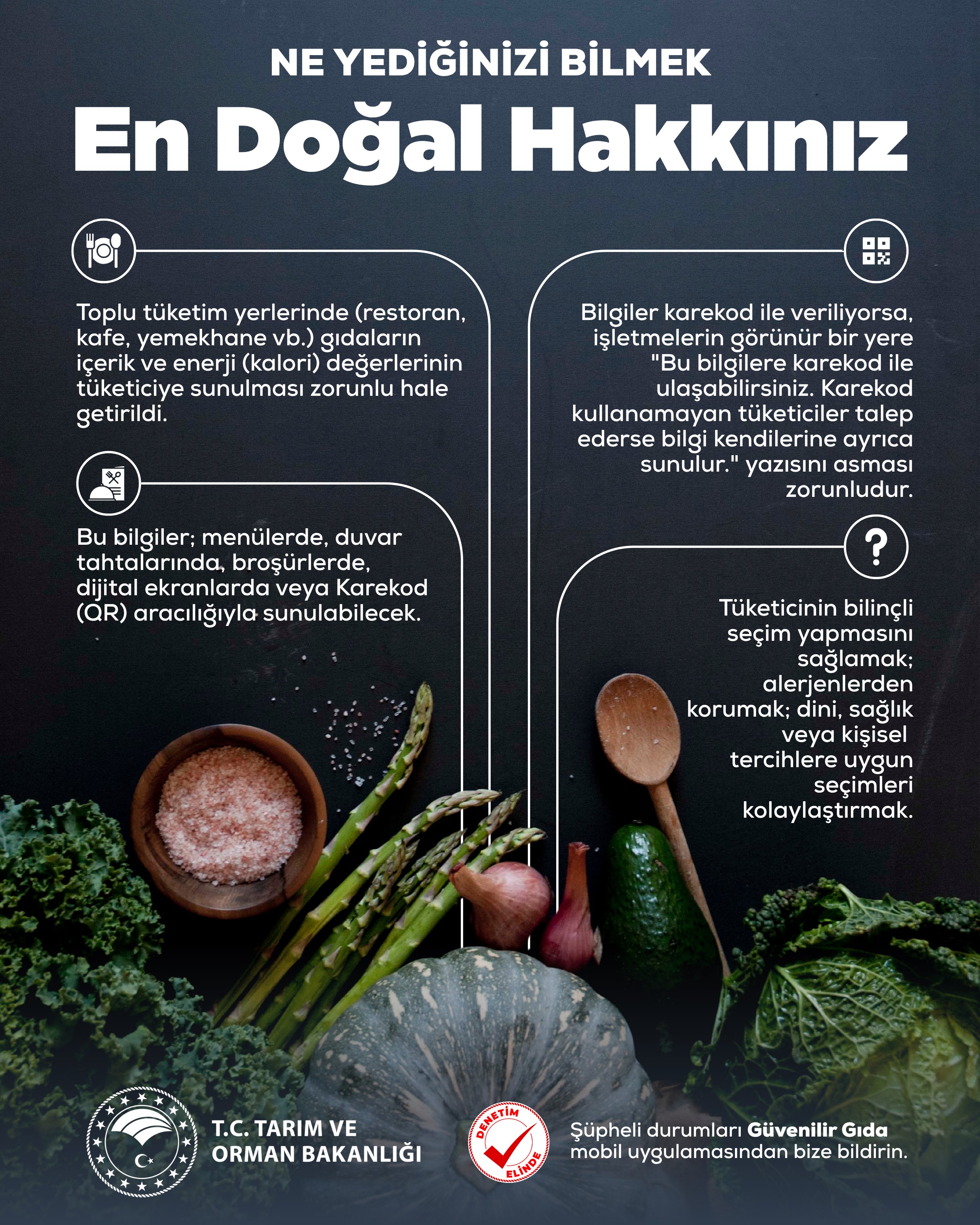 Yeni Gıda Süreçleri Duyurusu