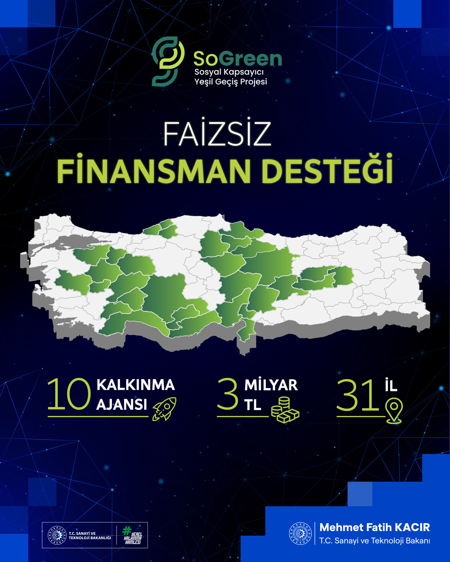 Yeşil Geçiş İçin Yeni Destek