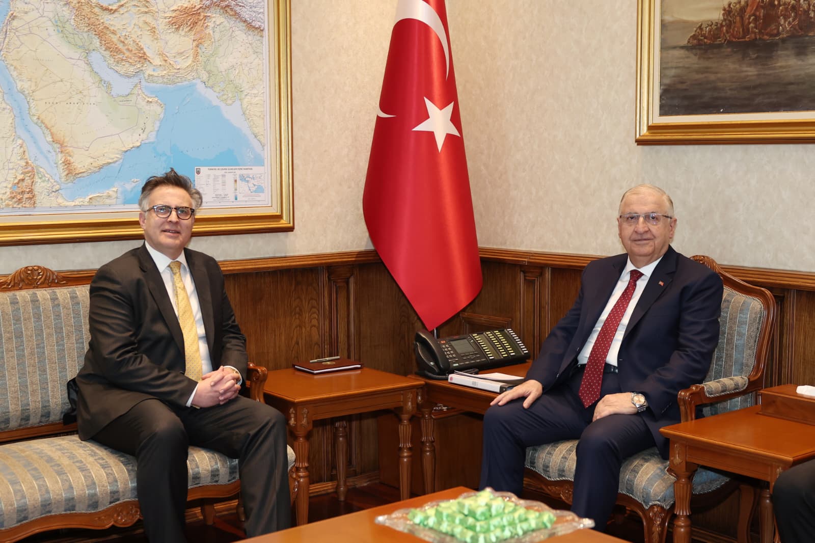 Bakan Güler, Romanya Büyükelçisini Kabul Etti