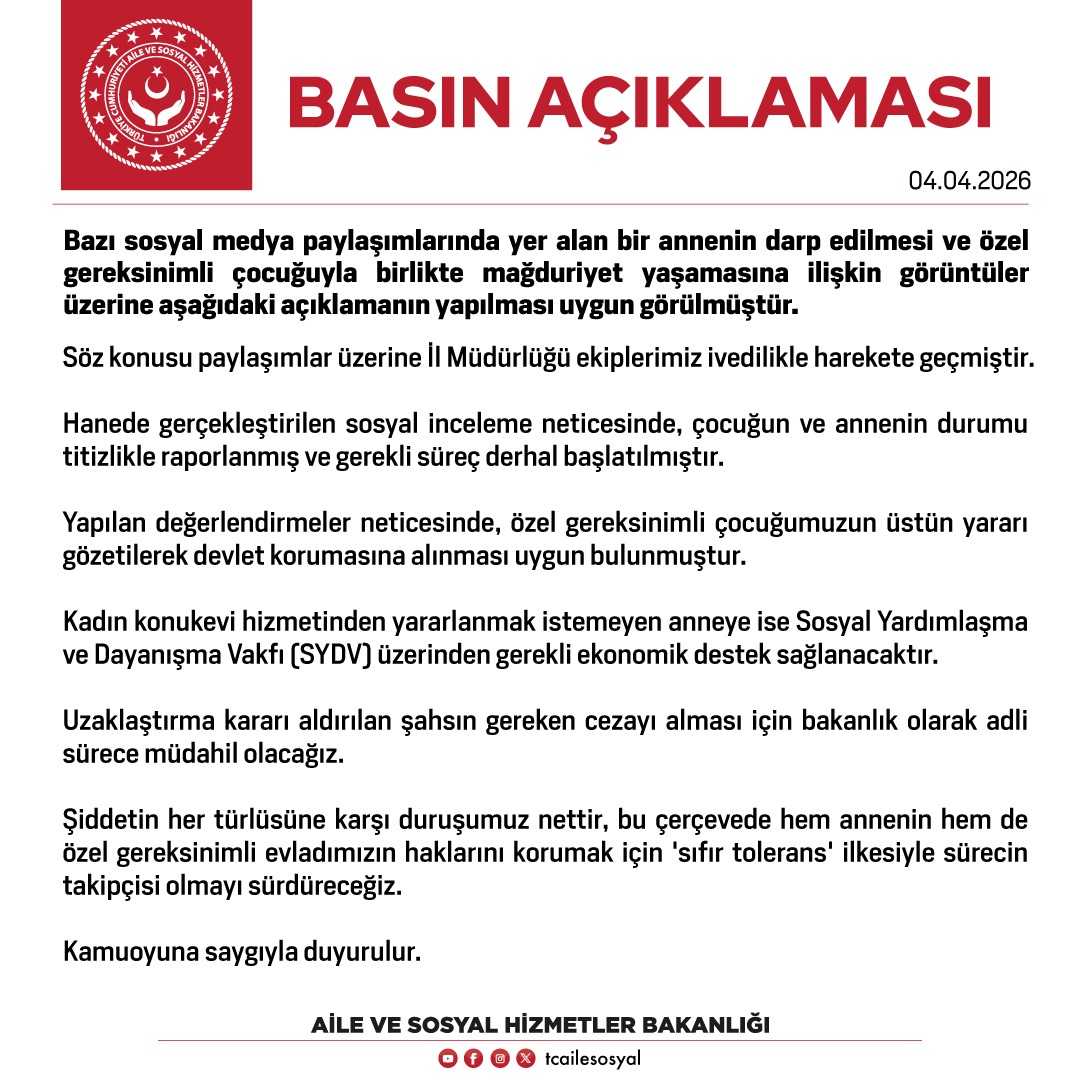 Annenin Darp Edilmesi Açıklaması