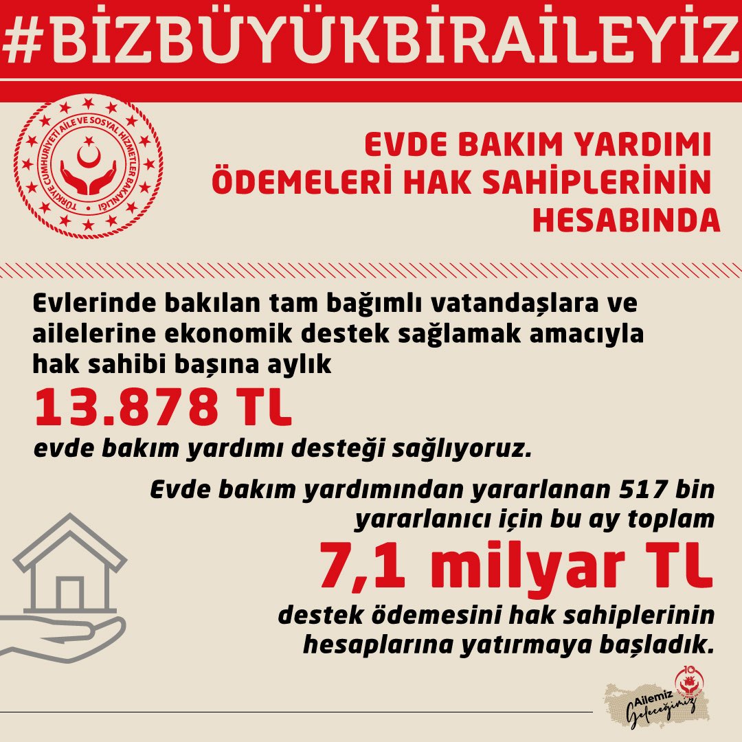 Engelli vatandaşlara evde bakım desteği sağlanıyor