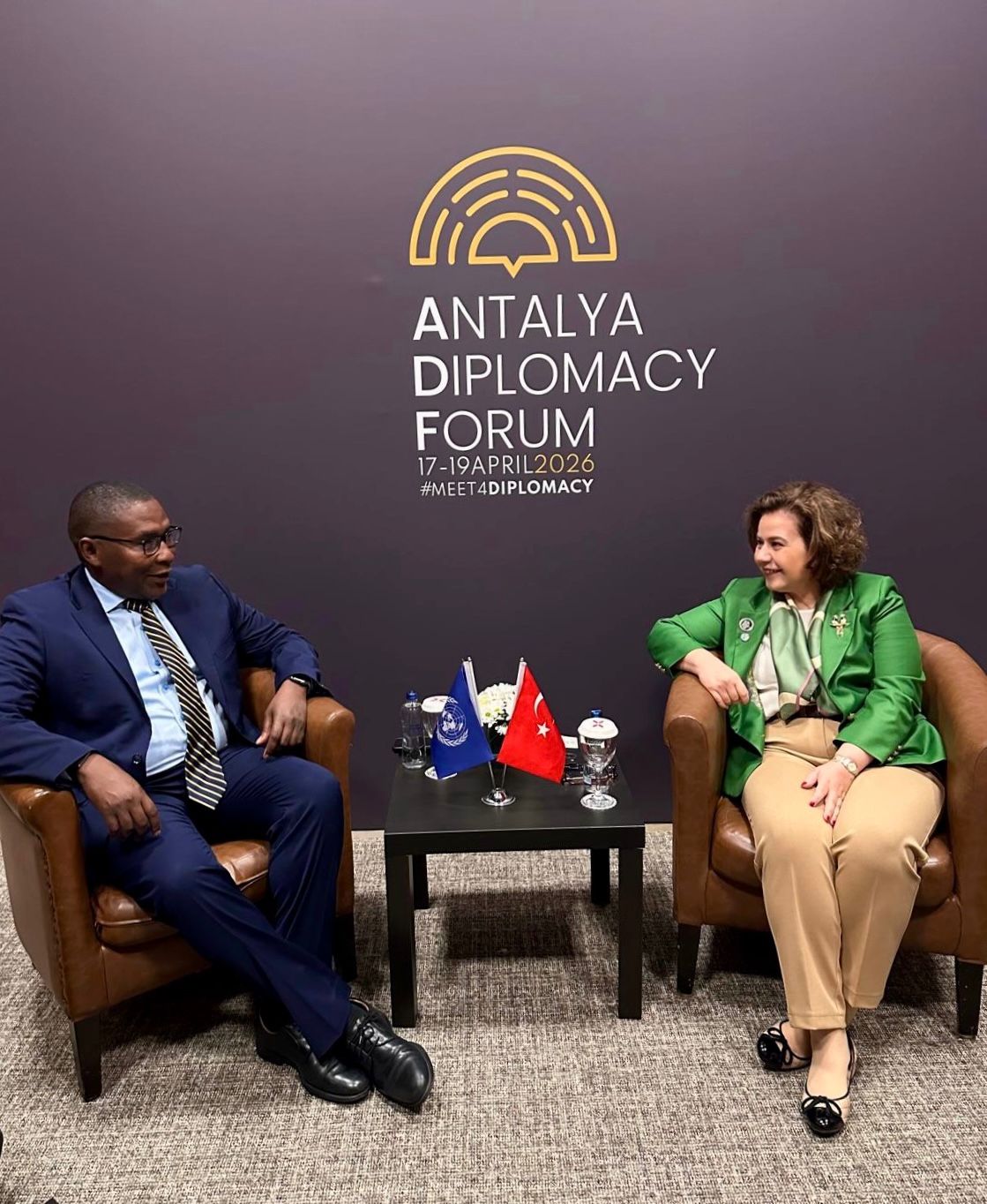 Berris Ekinci, ADF2026'da önemli görüşmeler gerçekleştirdi