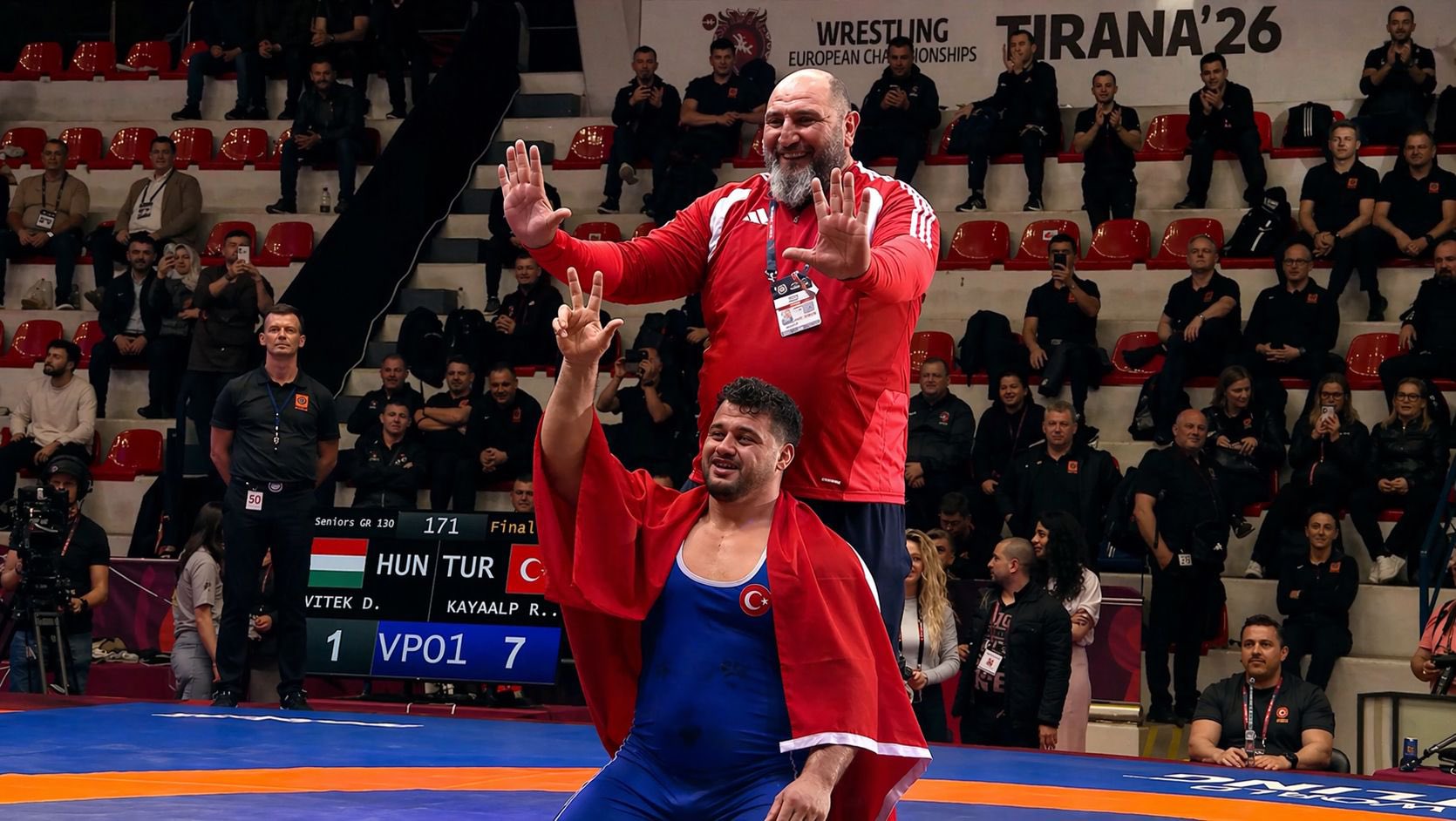 Rıza Kayaalp 13. kez Avrupa Şampiyonu oldu