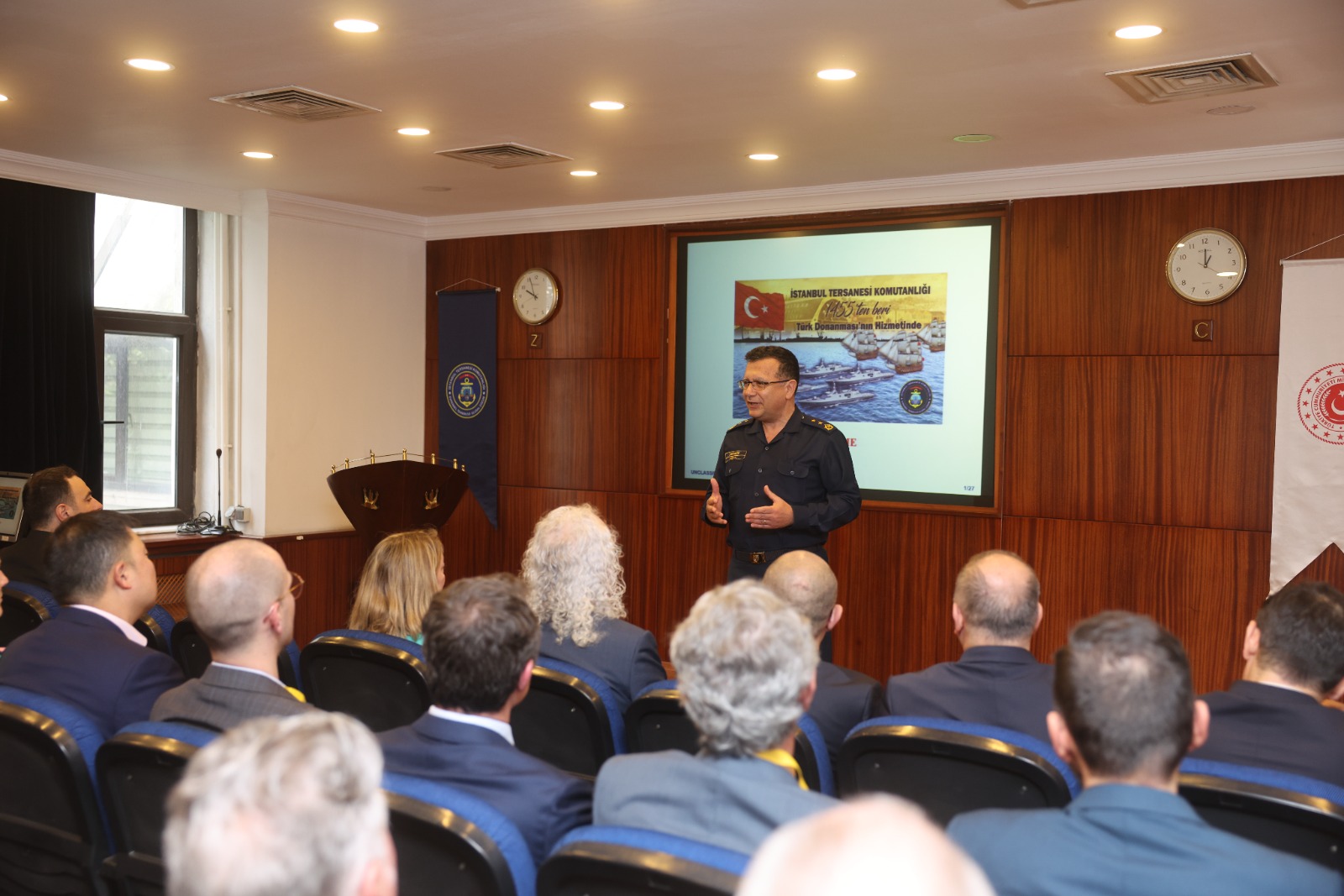 NATO Destek ve Tedarik Ajansı İstanbul Donanma Komutanlığı'nı Ziyaret Etti