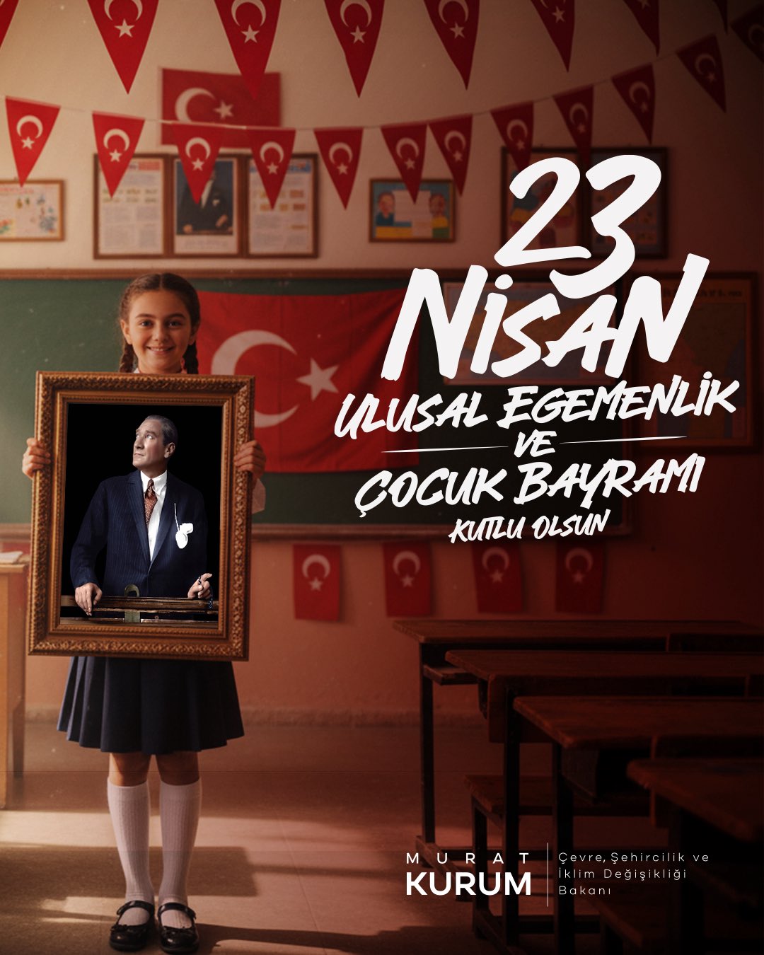 23 Nisan Ulusal Egemenlik ve Çocuk Bayramı mesajı