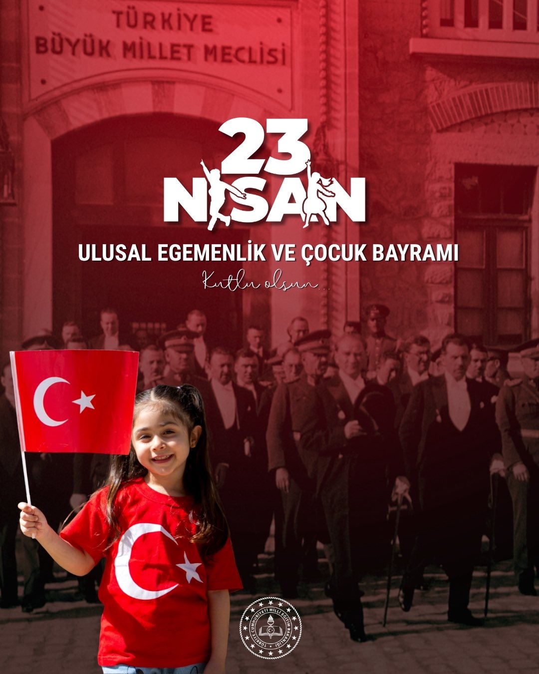 23 Nisan Ulusal Egemenlik ve Çocuk Bayramı Kutlandı