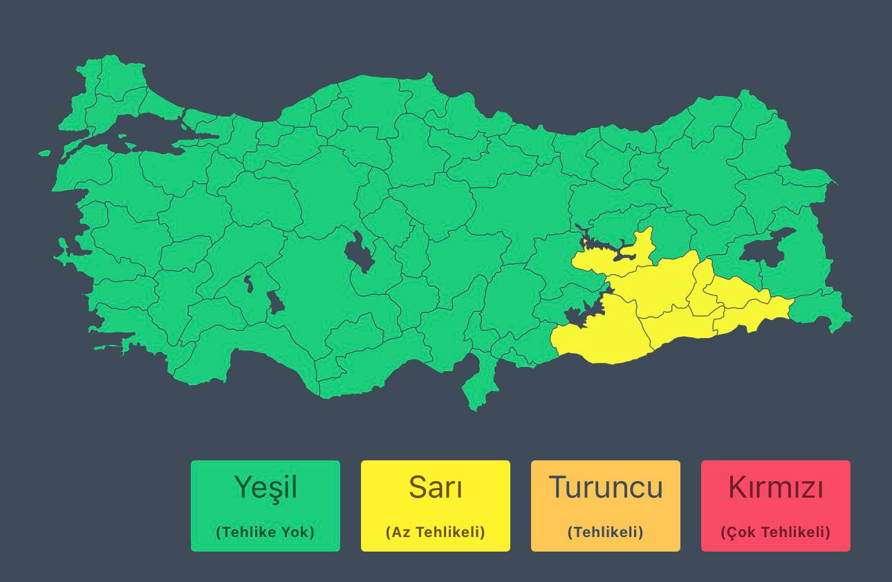 Şanlıurfa ve çevresinde yağışlı hava bekleniyor