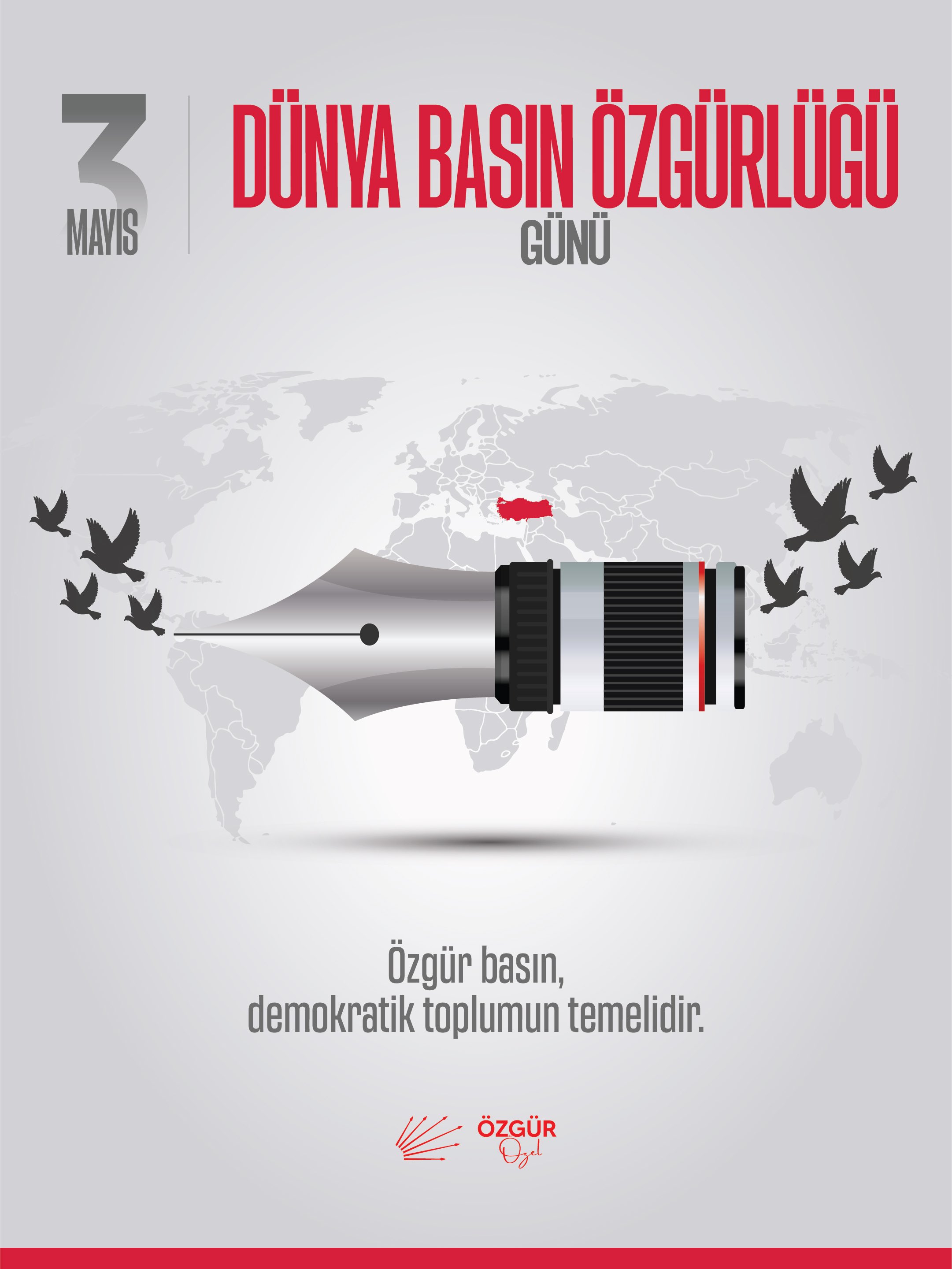 Basın özgürlüğü, demokrasi için hayati öneme sahip