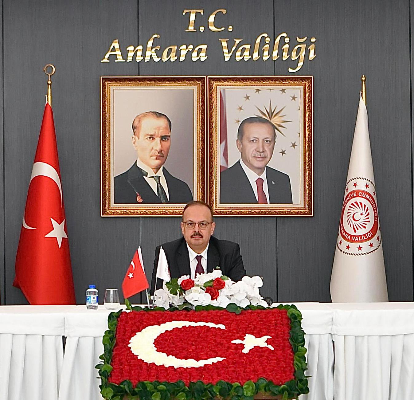 Ankara'da Vali Canbolat ile değerlendirme toplantısı yapıldı