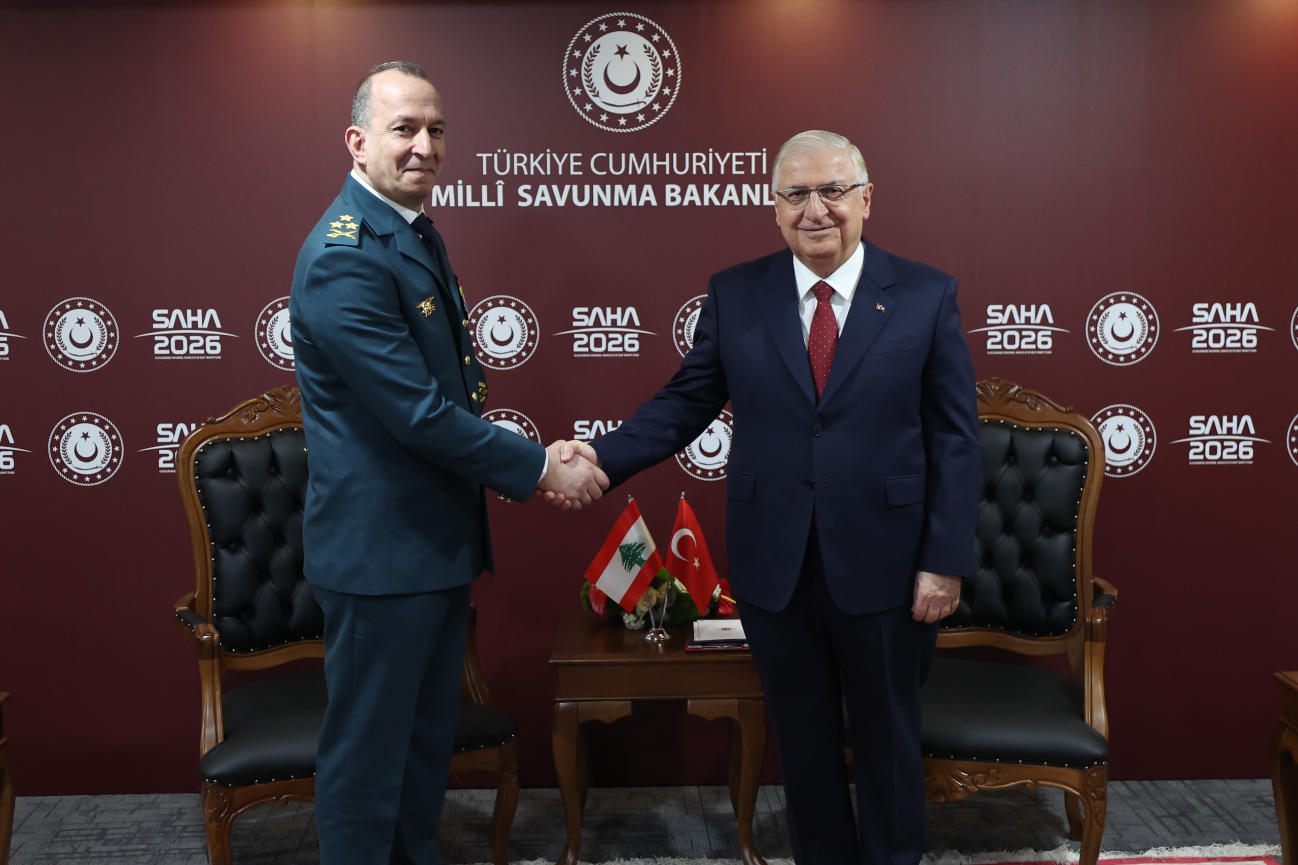 Yaşar Güler, Lübnan Genelkurmay Başkanı'nı ağırladı