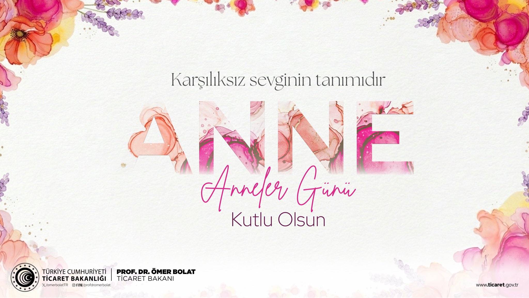 Anneler Günü'nde annelere özel mesajlar