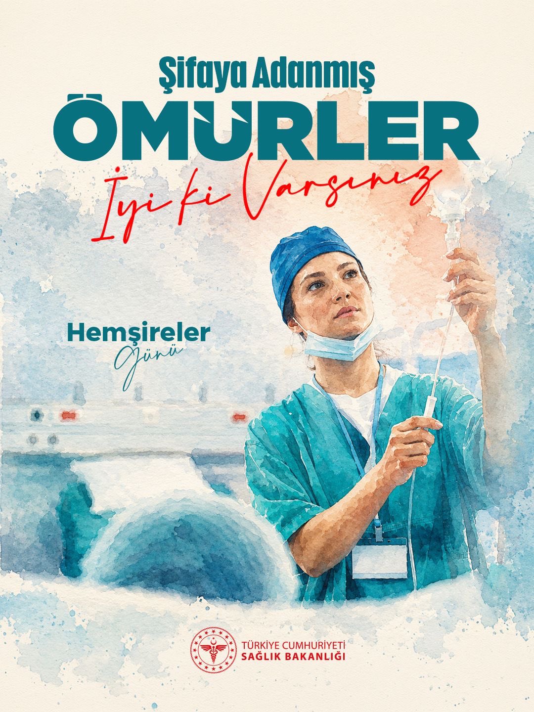 Hemşireler Günü'nde sağlık çalışanlarına teşekkür