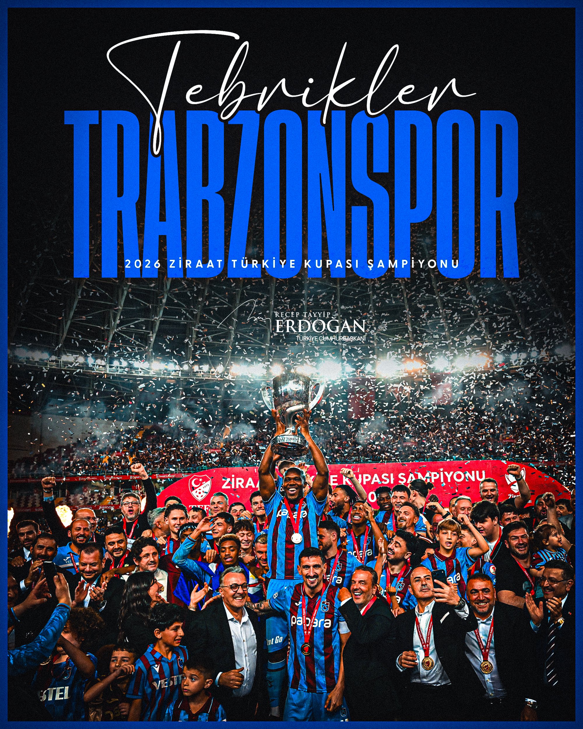 Trabzonspor, 2026 Ziraat Türkiye Kupası'nı kazandı