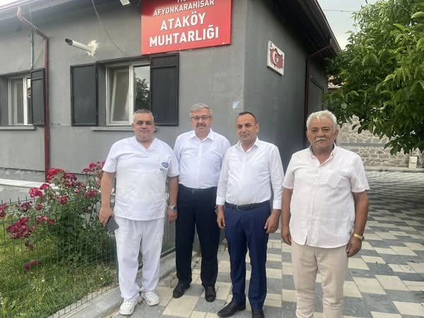 AK Parti Afyonkarahisar Milletvekili Yurdunuseven Ataköy'de Muhtar Öz ile İstişare Etti