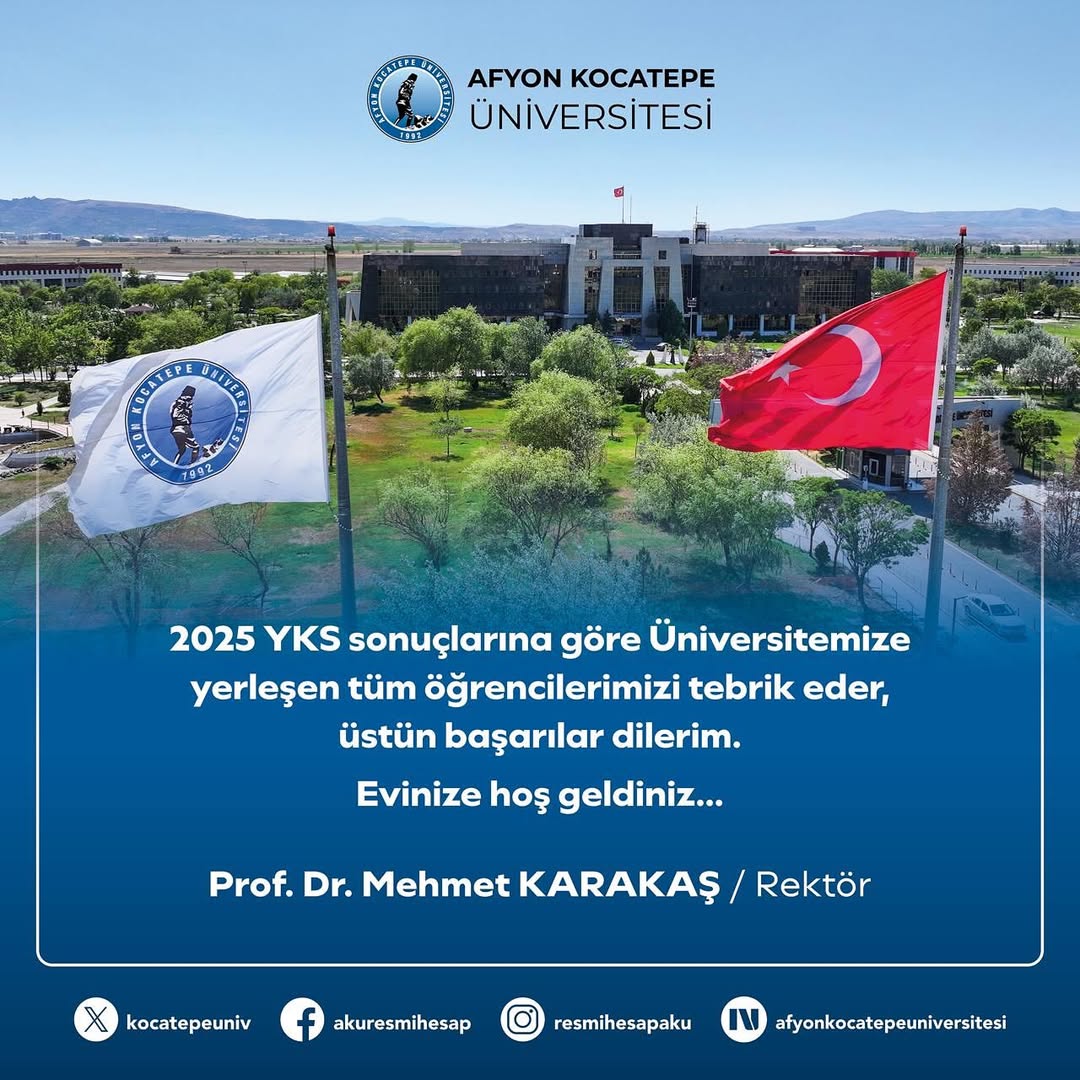 Afyon Kocatepe Üniversitesi YKS 2025'e Odaklanıyor