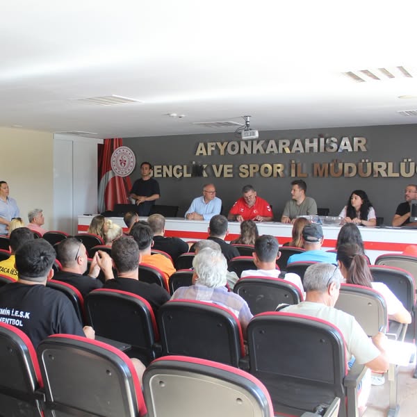 Afyonkarahisar'da İşitme Engelliler Hentbol Şampiyonası Kurası Çekildi