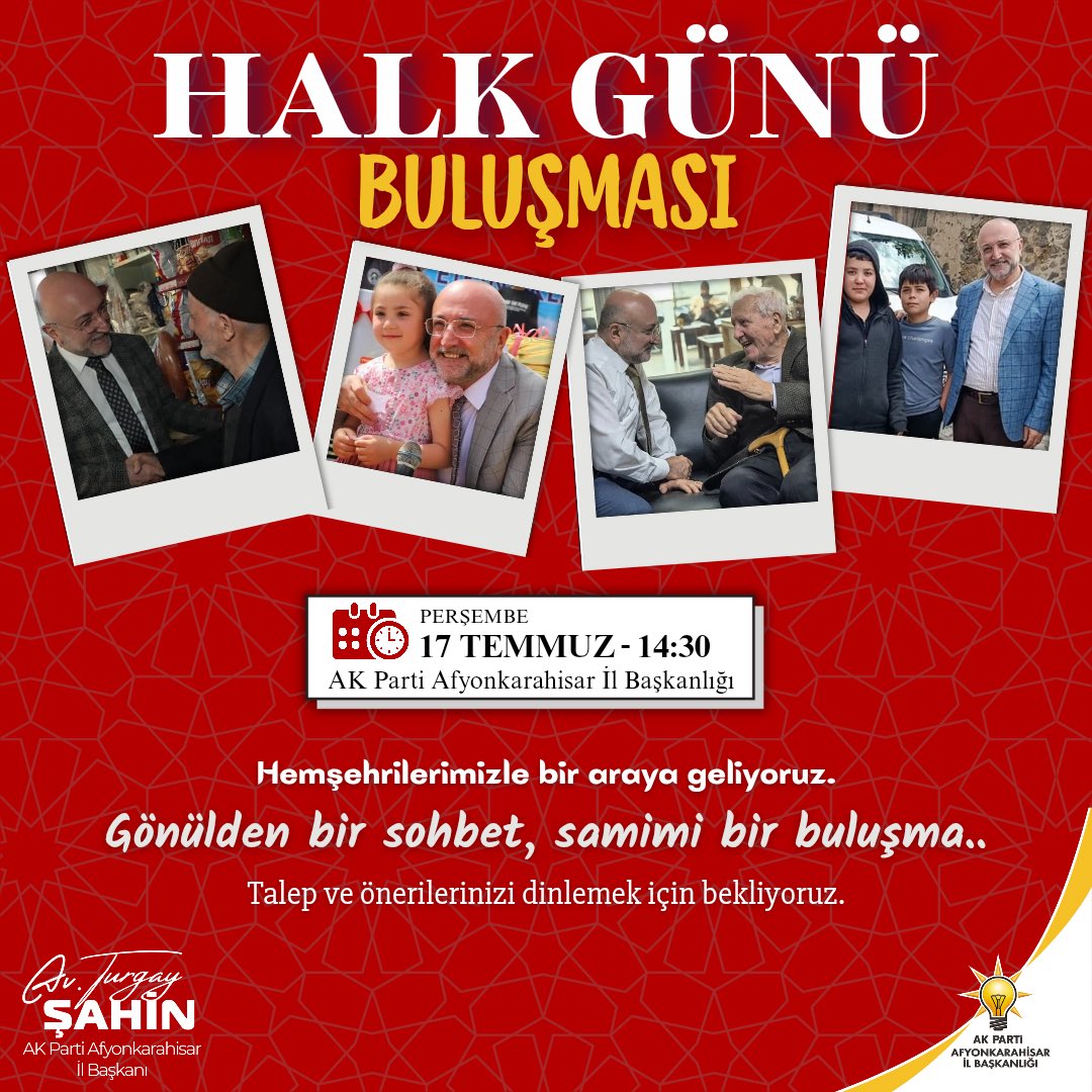 AK Parti Afyonkarahisar'da Hemşehrilerle Buluşuyor