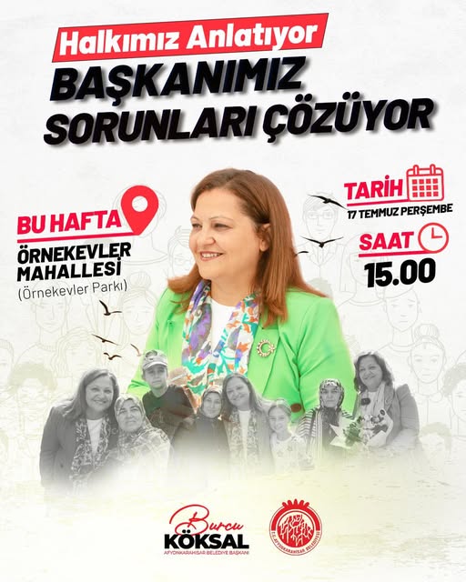 Afyonkarahisar Belediyesi Mahalle Buluşmalarıyla Vatandaşla Buluştu