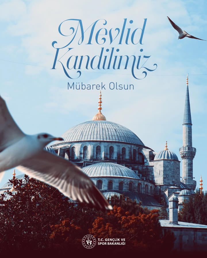 Aziz milletimizin ve tüm İslâm âleminin huzur ve esenliğine vesile olması duasıyla #MevlidKandili’miz mübârek olsun.????