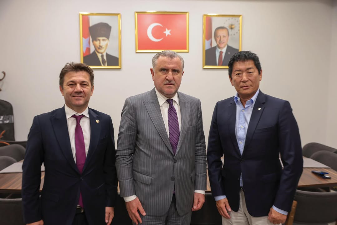 Uluslararası Cimnastik Federasyonu Başkanı Sayın Morinari Watanabe ile verimli bir görüşme gerçekleştirdik