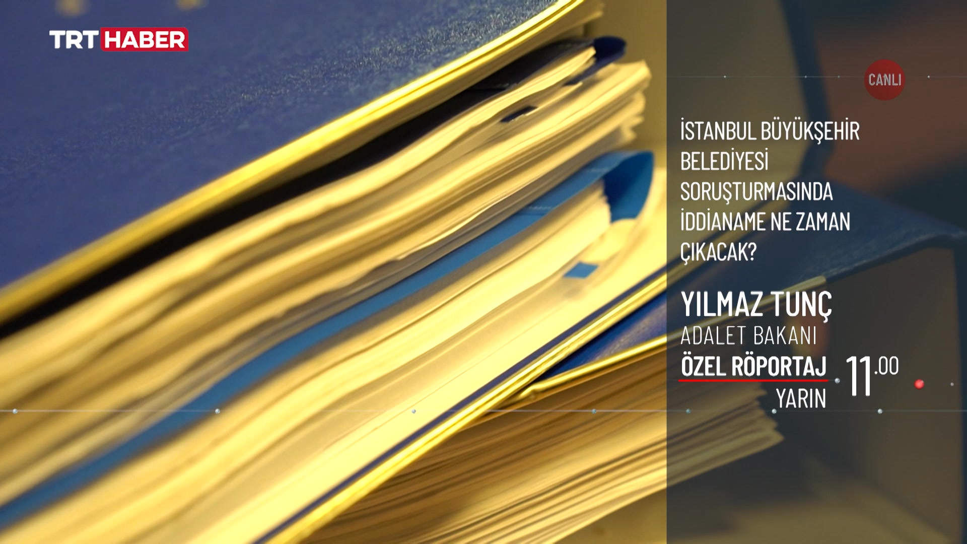 ???? Yarın saat 11.00’de TRT Haber ekranlarında gündeme ilişkin soruları yanıtlayacağız