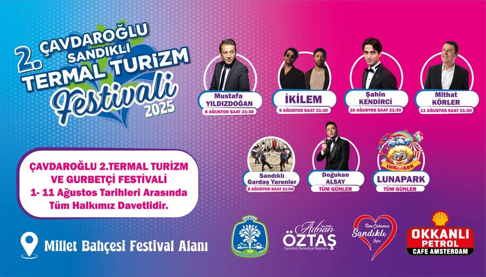 Sandıklı'da Çavdaroğlu Termal Turizm ve Gurbetçi Festivali Coşkuyla Başlıyor!
