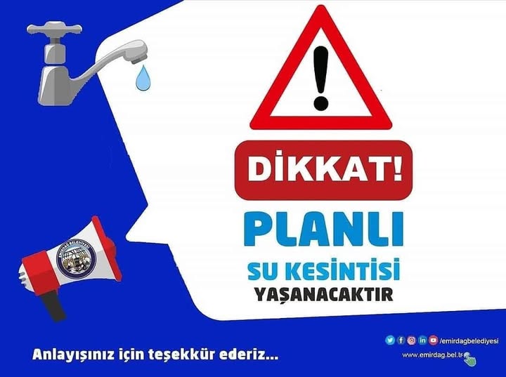 Emirdağ'da Su Kesintisi: Mahalleler Susuz Kaldı
