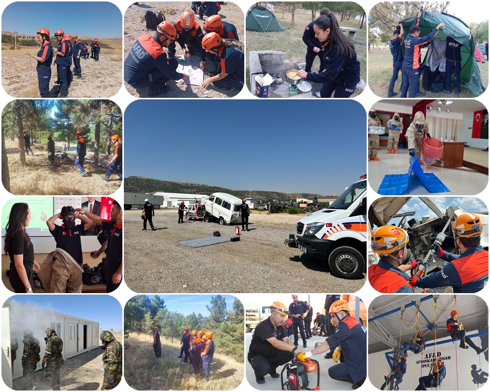 Afyonkarahisar AFAD'da Arama Kurtarma Teknikerleri Eğitimi Devam Ediyor