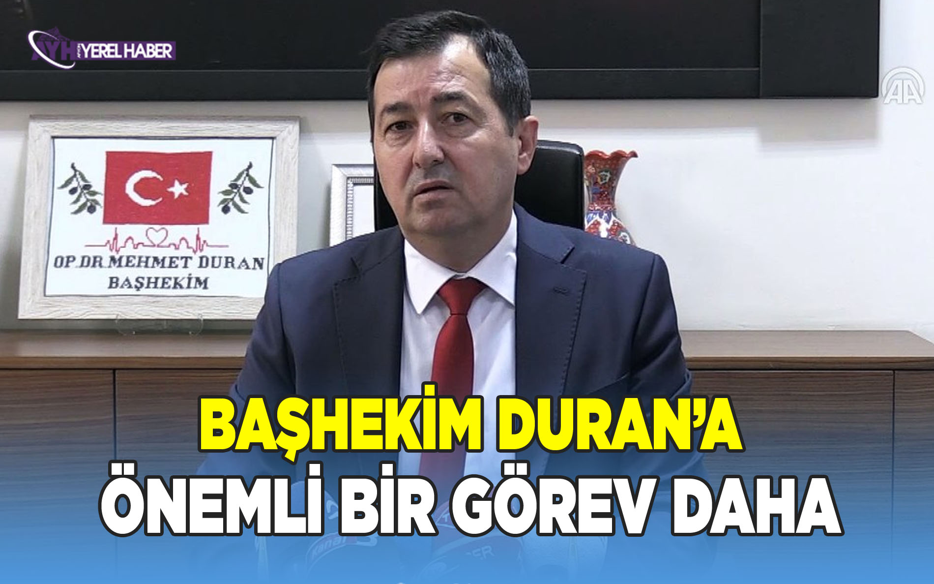 Başhekim Mehmet Duran'a yeni görev