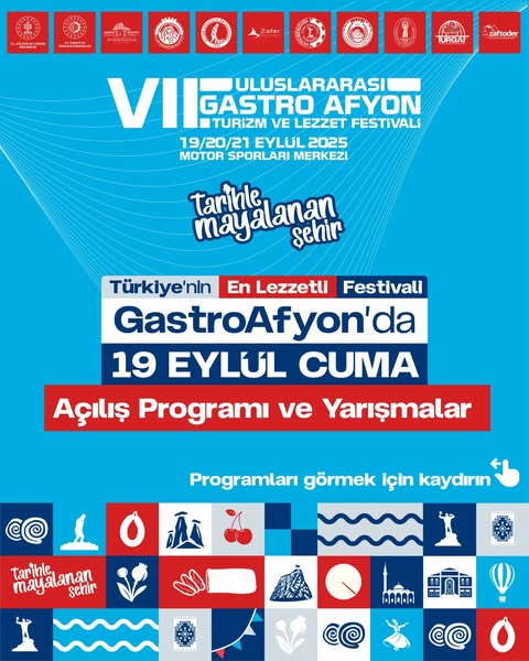 Afyon'da GastroAfyon Etkinliği Başladı: Yöresel Lezzetler ve Gastronomi Şöleni