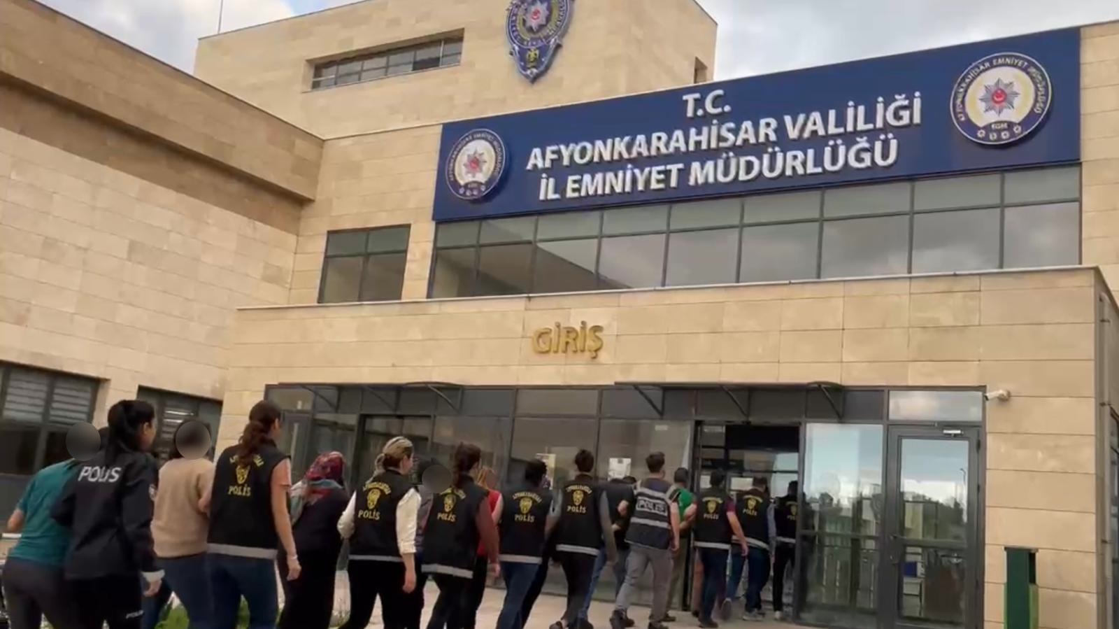 Afyonkarahisar'da Fuhuş Operasyonu: 12 Mağdur Kadın Kurtarıldı